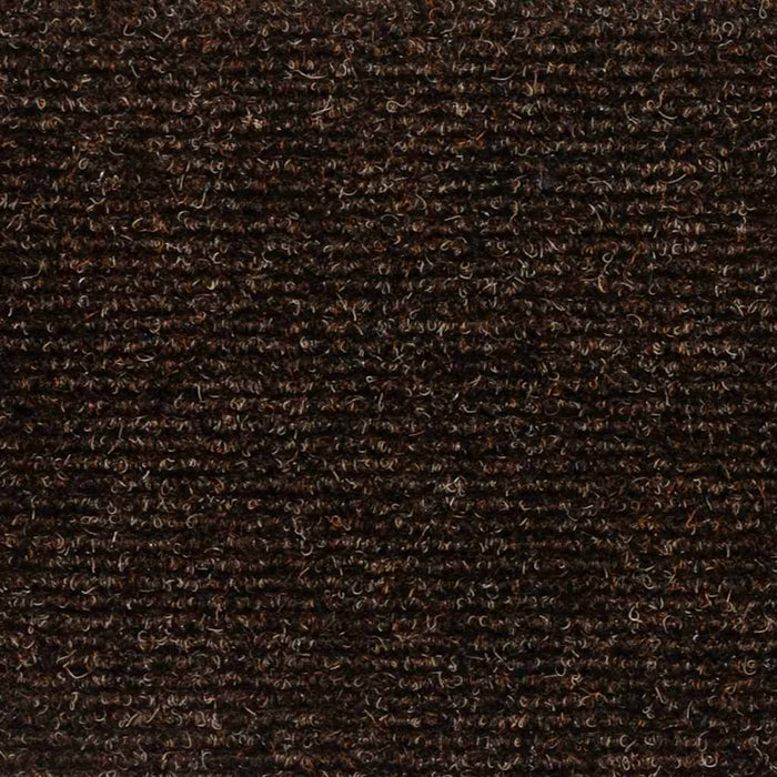 Covorașe scări autoadezive, 15 buc., 60x25 cm, maro, dreptunghiulare WALTI