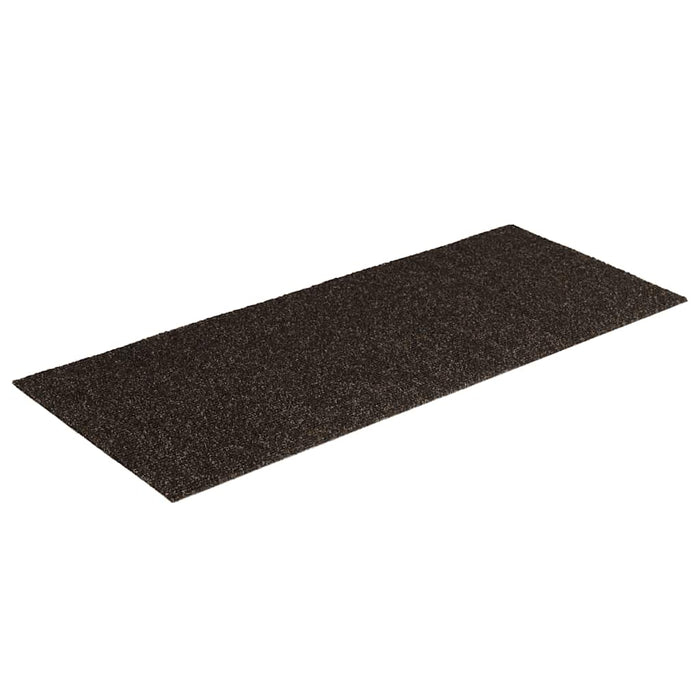 Covorașe autoadezive pentru scări, 15 buc., 60x25 cm, maro închis, dreptunghiulare WALTI