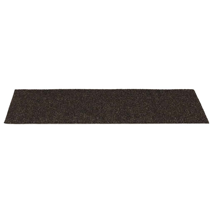 Covorașe autoadezive pentru scări, 15 buc., 60x25 cm, maro închis, dreptunghiulare WALTI