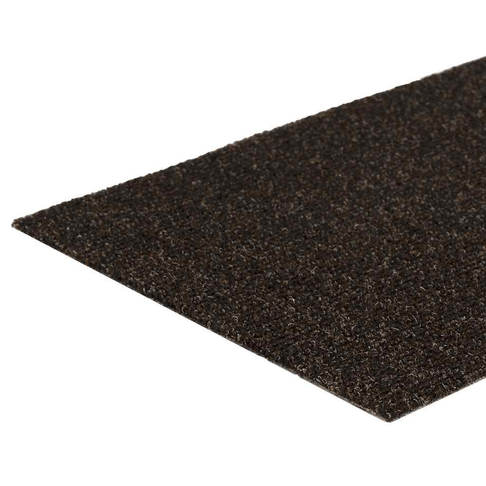 Covorașe autoadezive pentru scări, 15 buc., 60x25 cm, maro închis, dreptunghiulare WALTI