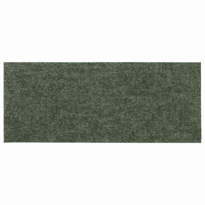Covorașe scări autoadezive, 15 buc., 60x25 cm, verde, dreptunghiulare WALTI