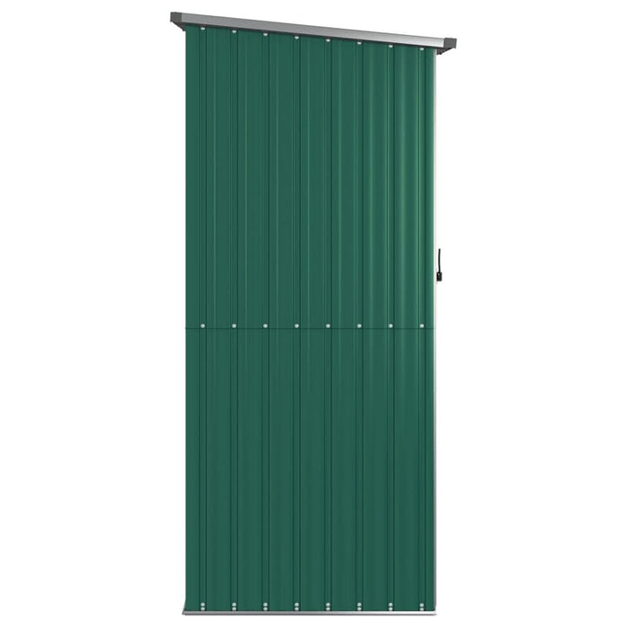 Șopron de grădină, verde, 118,5x97x209,5 cm, oțel zincat - WALTI WALTI