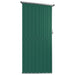 Șopron de grădină, verde, 118,5x97x209,5 cm, oțel zincat - WALTI WALTI