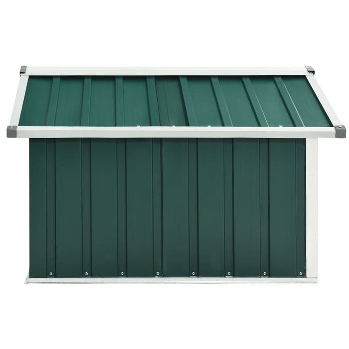 Șopron grădină pt. robot de gazon verde 92x97x63 cm oțel zincat - WALTI WALTI