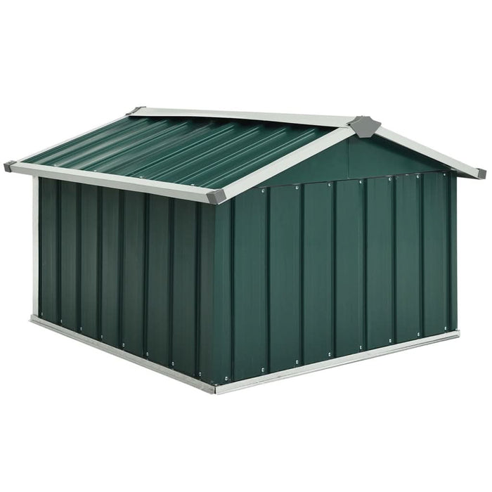 Șopron grădină pt. robot de gazon verde 92x97x63 cm oțel zincat - WALTI WALTI