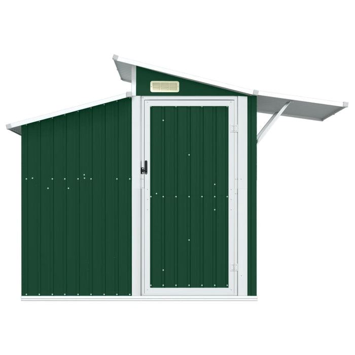 Șopron de grădină, verde, 270x130x208,5 cm, oțel galvanizat - WALTI WALTI