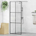 Paravan de duș walk-in negru 80x195 cm sticlă ESG transparentă - WALTI WALTI