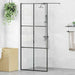 Paravan de duș walk-in negru 90x195 cm sticlă ESG transparentă - WALTI WALTI