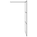 Paravan de duș walk-in negru 115x195 cm sticlă ESG transparentă - WALTI WALTI