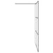 Paravan de duș walk-in negru 140x195 cm sticlă ESG transparentă - WALTI WALTI