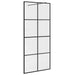 Paravan de duș walk-in negru 90x195 cm sticlă ESG transparentă - WALTI WALTI