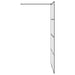 Paravan de duș walk-in negru 115x195 cm sticlă ESG transparentă - WALTI WALTI