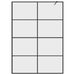 Paravan de duș walk-in negru 140x95 cm sticlă ESG transparentă - WALTI WALTI