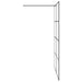 Paravan de duș walk-in negru 140x95 cm sticlă ESG transparentă - WALTI WALTI