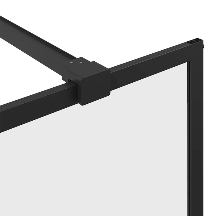 Paravan de duș walk-in negru 140x95 cm sticlă ESG transparentă - WALTI WALTI