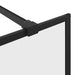 Paravan de duș walk-in negru 140x95 cm sticlă ESG transparentă - WALTI WALTI