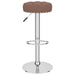 Scaune de bar, 2 buc., maro, material textil - WALTI WALTI