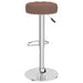 Scaune de bar, 2 buc., maro, material textil - WALTI WALTI