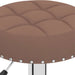 Scaune de bar, 2 buc., maro, material textil - WALTI WALTI
