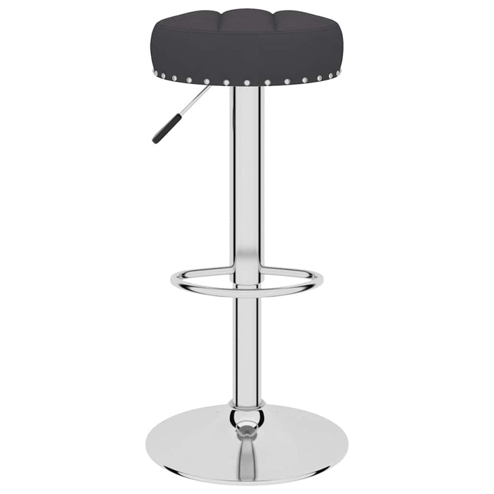 Scaune de bar, 2 buc., negru, material textil WALTI