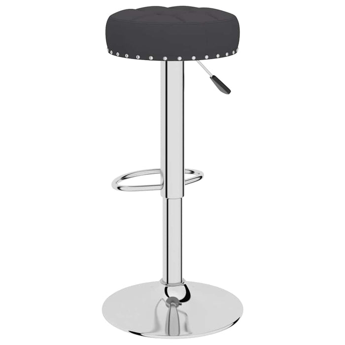 Scaune de bar, 2 buc., negru, material textil WALTI