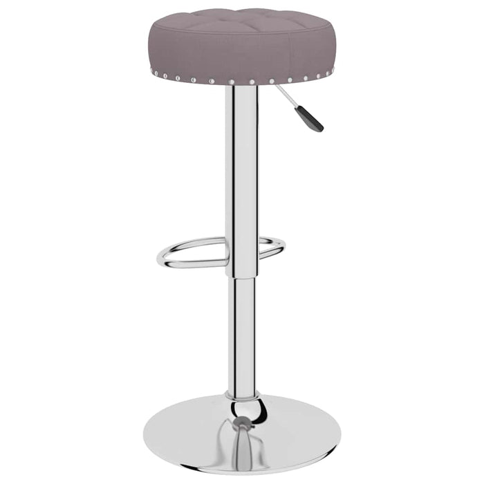 Scaune de bar, 2 buc., gri taupe, material textil - WALTI WALTI