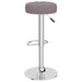 Scaune de bar, 2 buc., gri taupe, material textil - WALTI WALTI
