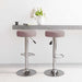 Scaune de bar, 2 buc., gri taupe, material textil - WALTI WALTI