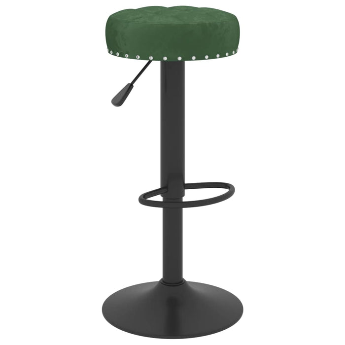 Scaune de bar, 2 buc., verde închis, catifea - WALTI WALTI