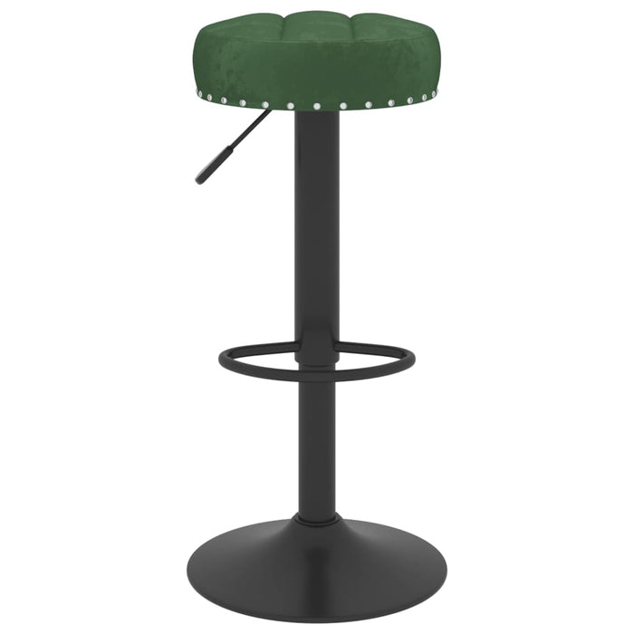 Scaune de bar, 2 buc., verde închis, catifea - WALTI WALTI