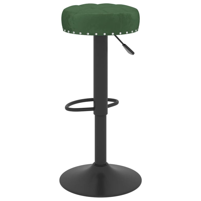 Scaune de bar, 2 buc., verde închis, catifea - WALTI WALTI