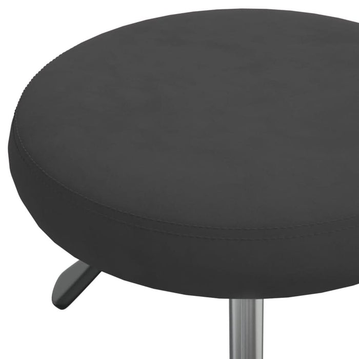 Scaun de birou pivotant, negru, catifea - WALTI WALTI