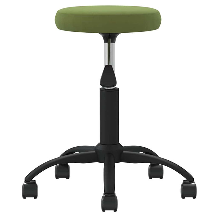 Scaune de bucătărie, 2 buc., verde deschis, catifea WALTI