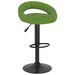 Scaune de bar, 2 buc., verde deschis, catifea - WALTI WALTI