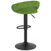 Scaune de bar, 2 buc., verde deschis, catifea - WALTI WALTI