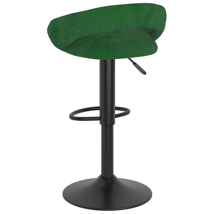 Scaune de bar, 2 buc., verde închis, catifea - WALTI WALTI
