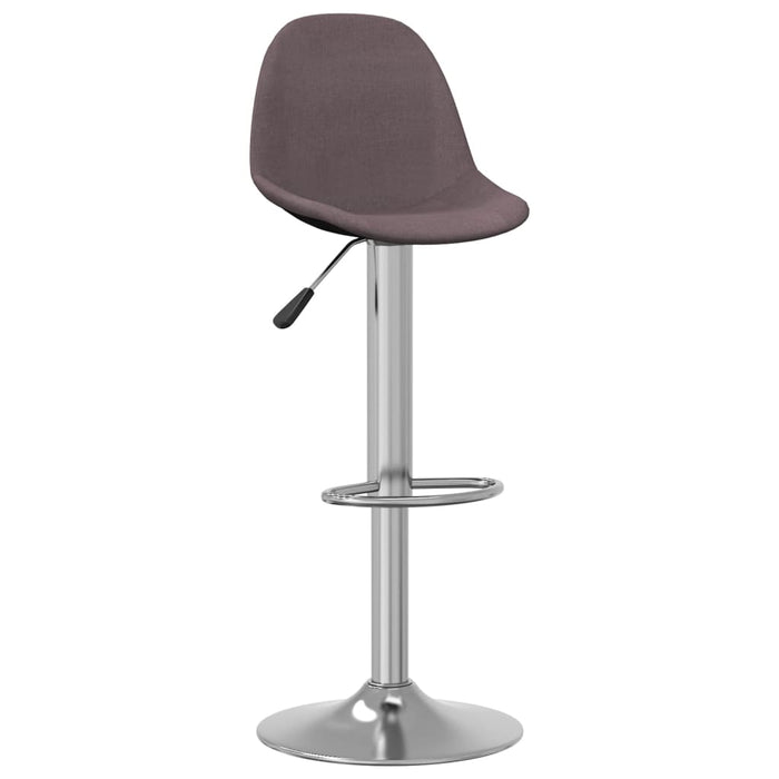 Scaune de bar, 2 buc., gri taupe, material textil WALTI