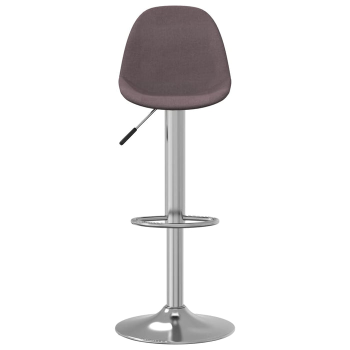 Scaune de bar, 2 buc., gri taupe, material textil WALTI