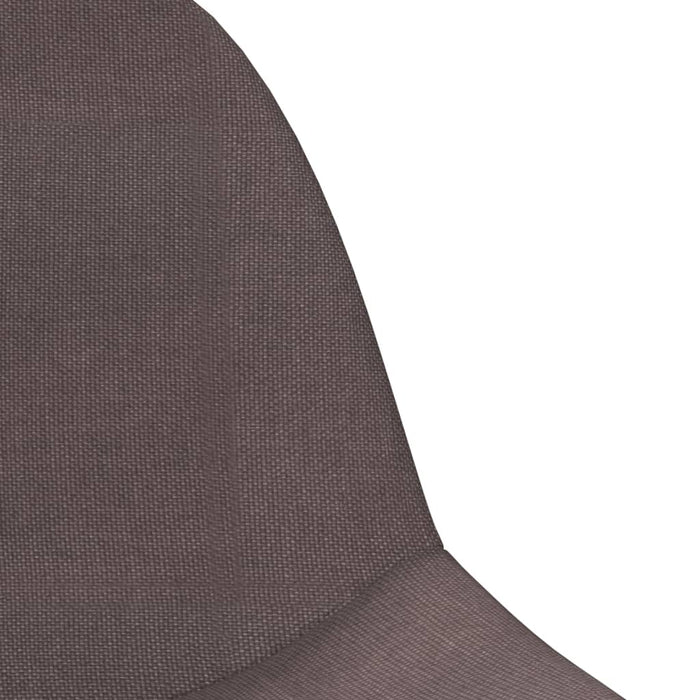 Scaune de bar, 2 buc., gri taupe, material textil WALTI