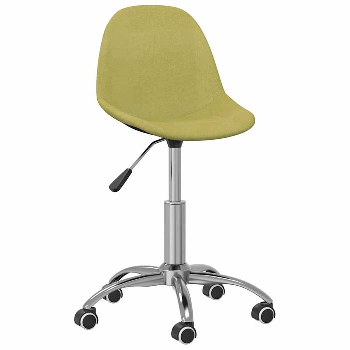 Scaune de bucătărie pivotante, 2 buc., verde, material textil WALTI
