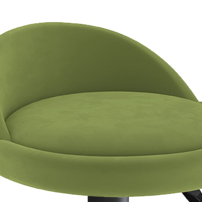 Scaun de bar, verde deschis, catifea - WALTI WALTI