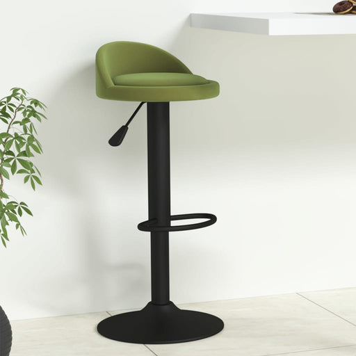 Scaun de bar, verde deschis, catifea - WALTI WALTI