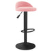 Scaun de bar, roz, catifea - WALTI WALTI