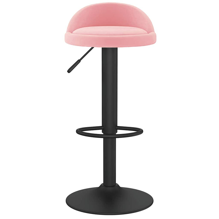 Scaun de bar, roz, catifea - WALTI WALTI