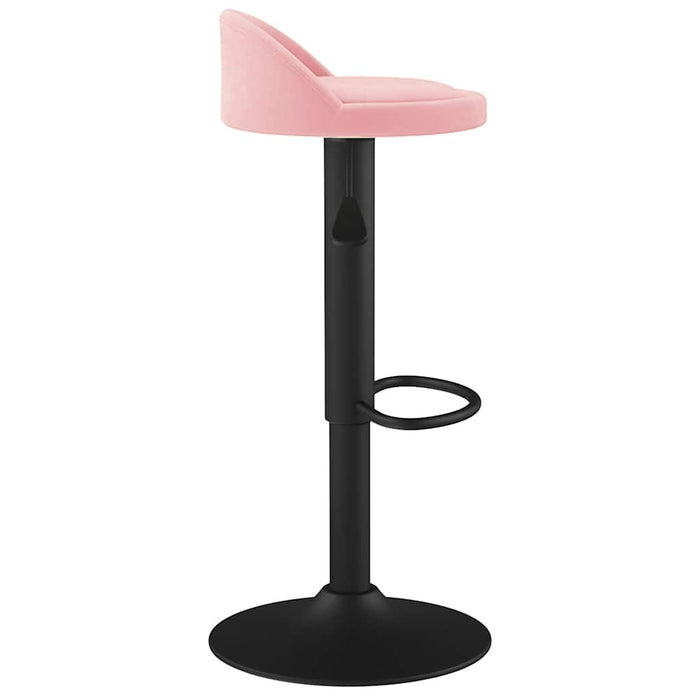 Scaun de bar, roz, catifea - WALTI WALTI