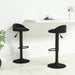 Scaune de bar, 2 buc., negru, catifea - WALTI WALTI