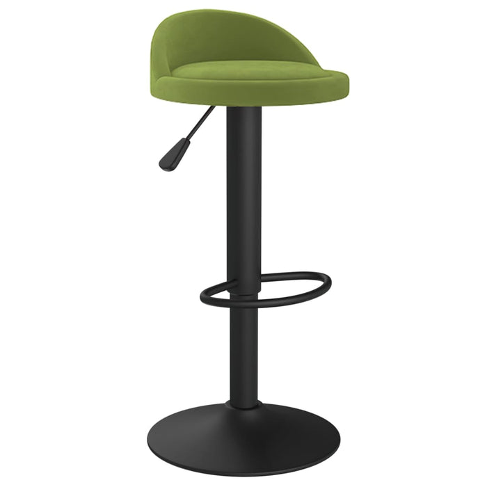 Scaune de bar, 2 buc., verde deschis, catifea - WALTI WALTI