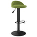 Scaune de bar, 2 buc., verde deschis, catifea - WALTI WALTI