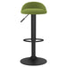 Scaune de bar, 2 buc., verde deschis, catifea - WALTI WALTI