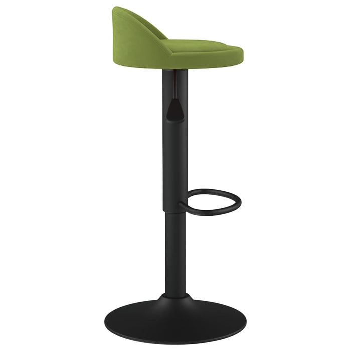 Scaune de bar, 2 buc., verde deschis, catifea - WALTI WALTI
